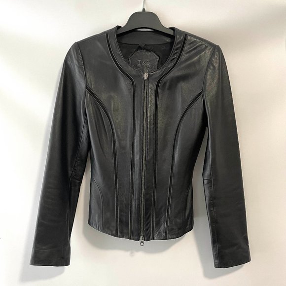 Vintage Genuine Leather Jacket - XS - Picture 1 of 4
